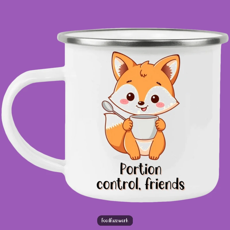 Funny Fox Baking Camping Mug: Outdoor Kitchen Humor, Perfect Funny Gift