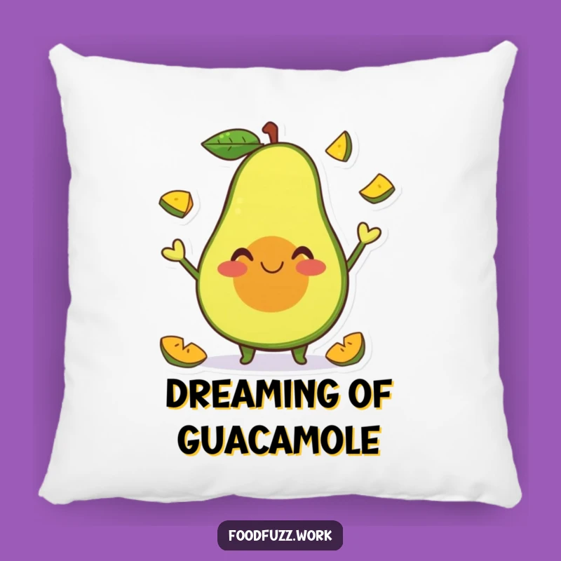 Funny Avocado Juggling Pillow: Happy Fruit Comfort Gift