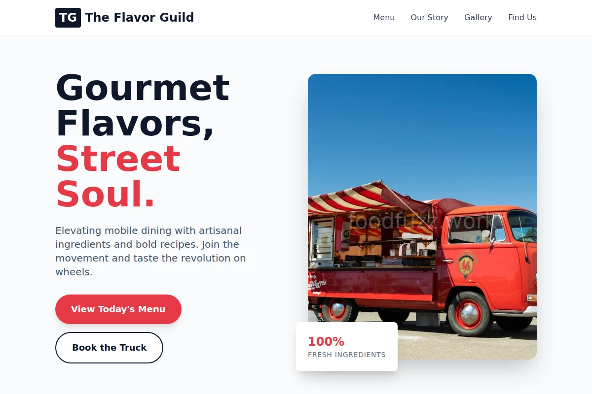 Gourmet Food Truck