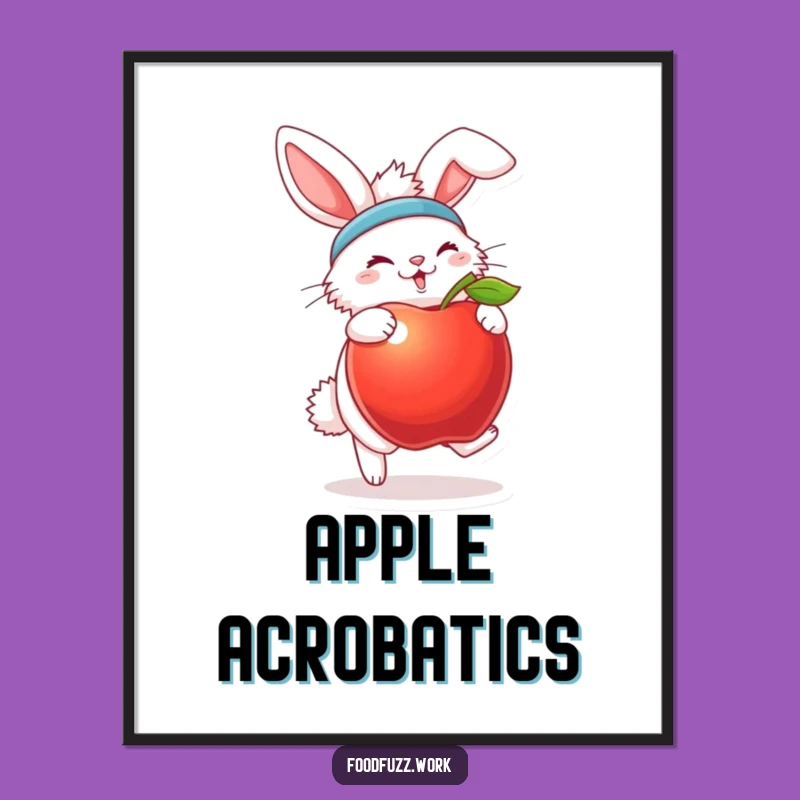 Funny Bunny Fitness Digital Art: Instant Workout Humor Download, Perfect Funny Gift