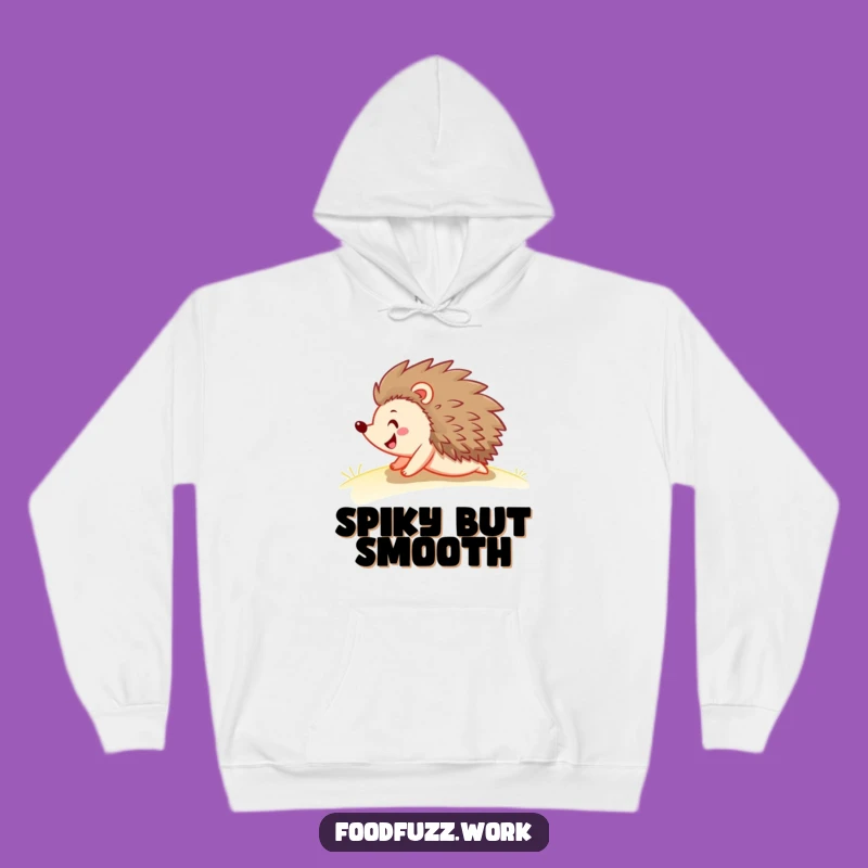 Funny Hedgehog Rolling Hoodie: Cozy Comfort with a Hilarious Spiky Twist!